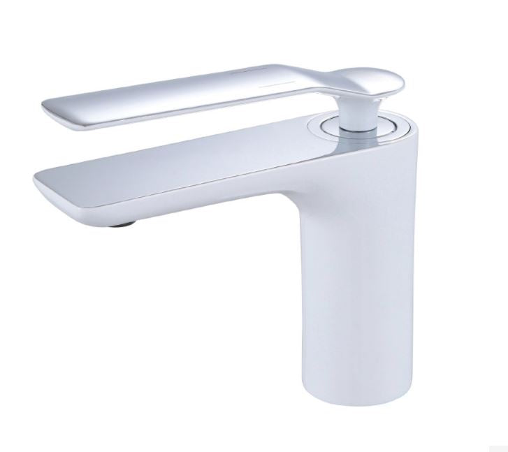 Synergii Basin Mixer - Chrome & White