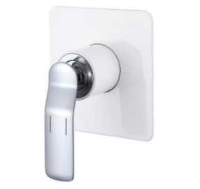 Synergii Shower or Bath Mixer - Chrome & White