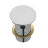 Matte White Cast Stone Pop-Up Waste - Bayside Bathroom