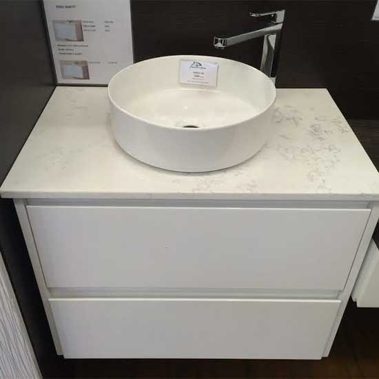 Daisy White Gloss Wall Hung Vanity 750-1800mm
