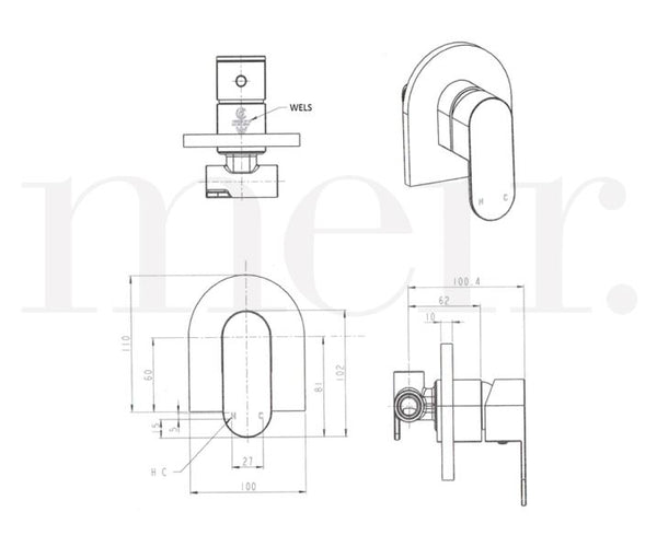 Meir Zitto Wall Mixer