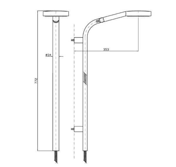 Zucchetti Slide rail