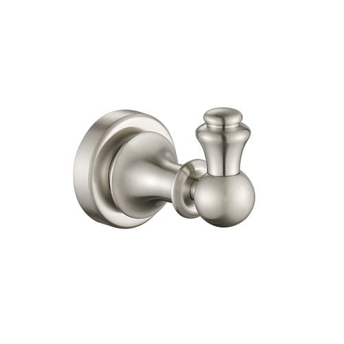Abby Brushed Nickel Robe Hook