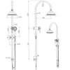 Abby Chrome Twin Shower Set