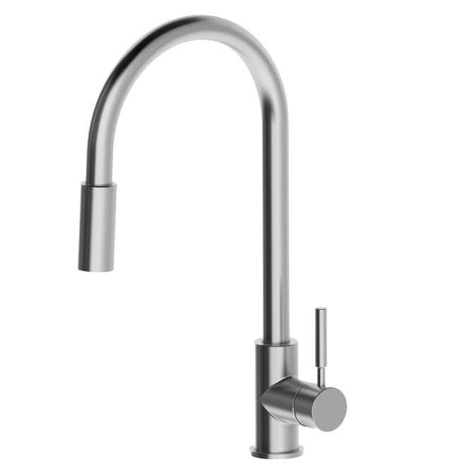 Alfresco Pull Down Sink Mixer Stainless Steel