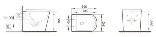 Amore Floor Pan - Bayside Bathroom