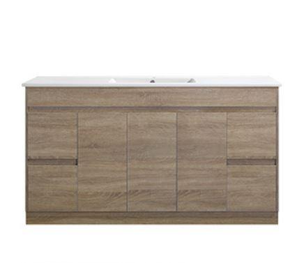 Antico Oak II Floorstanding Vanity 1500mm