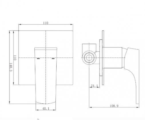 Acqua Shower Mixer - Bayside Bathroom