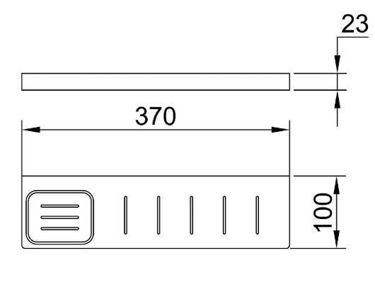 Eneo Shelf Integrated Soap Dish