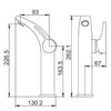 Axis Tall Basin Mixer - Bayside Bathroom