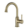 Montpellier Brushed Brass Short Basin Mixer