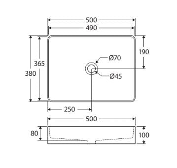 Ripley Rectangular Basin
