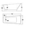 Odessy 1700mm Free Standing Bath