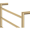 Kaya 600x450mm Heated Towel Rail Brushed Brass