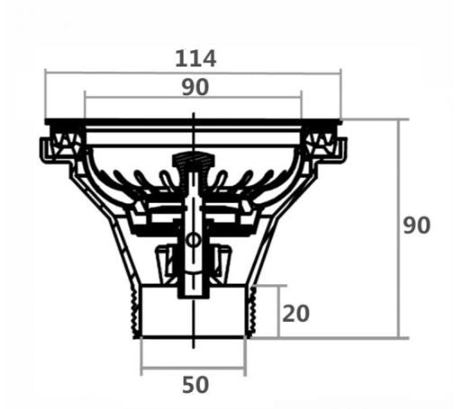 Brushed Brass Granite Sink Basket Waste