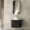 Chloe Black Oak 600mm Curve Vanity