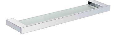 Bianca Black glass shelf