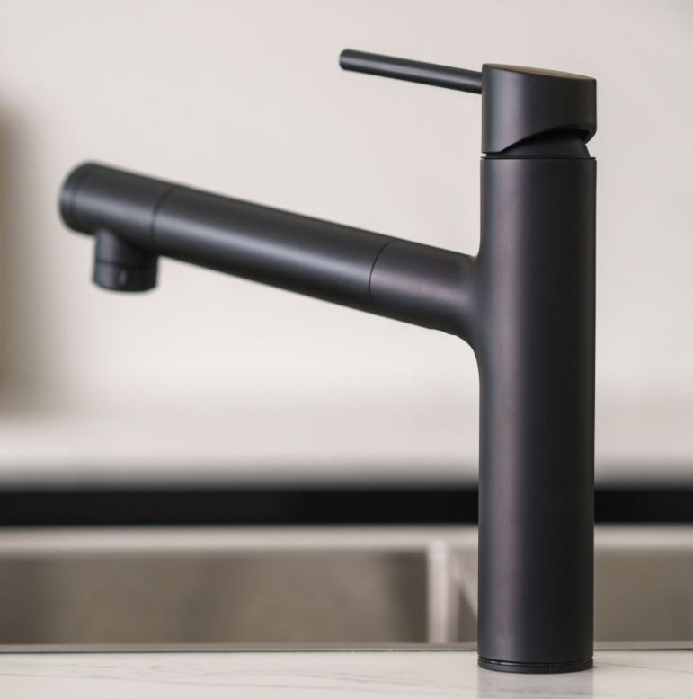 Taqua T5 Water Filtration Sink Mixer With POS - Matte Black