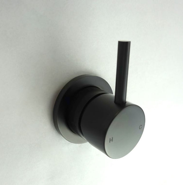 New York Wall Mixer- Gun Metal