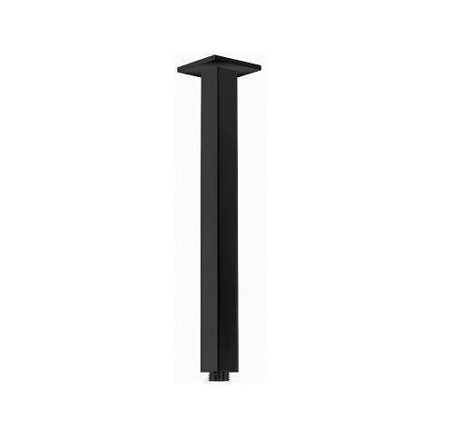 Black Square Ceiling Arm - Bayside Bathroom