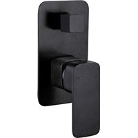 Elegant Wall Mixer w/ Diverter- Matte Black