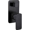 Elegant Wall Mixer w/ Diverter- Matte Black