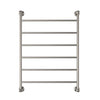 Lillian 600 x 808 Brushed Nickel Heated Towel Rail
