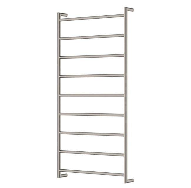 Kaya 600x1200mm Heated Towel Rail Brushed Nickel