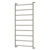 Kaya 600x1200mm Heated Towel Rail Brushed Nickel