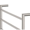 Kaya 600x450mm Heated Towel Rail Brushed Nickel
