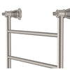 Lillian 600 x 1208 Brushed Nickel Heated Towel Rail