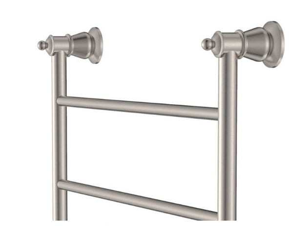 Lillian 600 x 1208 Brushed Nickel Heated Towel Rail
