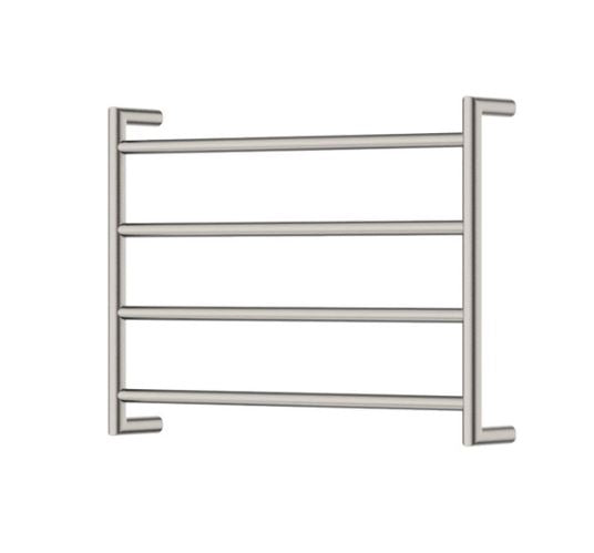 Kaya 600x450mm Heated Towel Rail Brushed Nickel