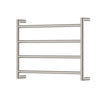 Kaya 600x450mm Heated Towel Rail Brushed Nickel