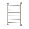 Lillian 600 x 808 Brushed Nickel Heated Towel Rail