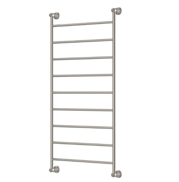 Lillian 600 x 1208 Brushed Nickel Heated Towel Rail