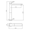 Zucchetti Brim Tall basin mixer