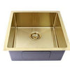 Brushed Gold 450 sink - Bayside Bathroom