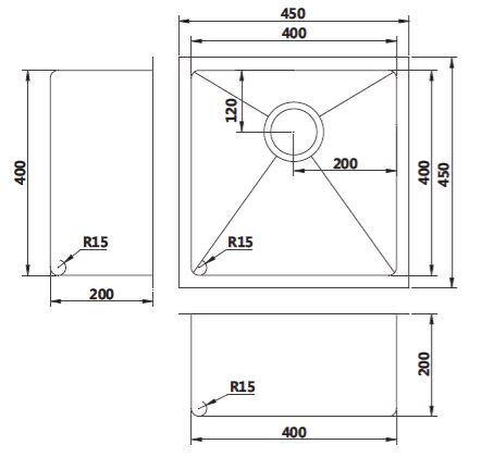 Copper 450 sink - Bayside Bathroom