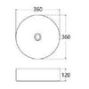 Rondo Black & White 360 Basin