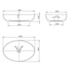 Cecily Solid Surface Basin - Bayside Bathroom