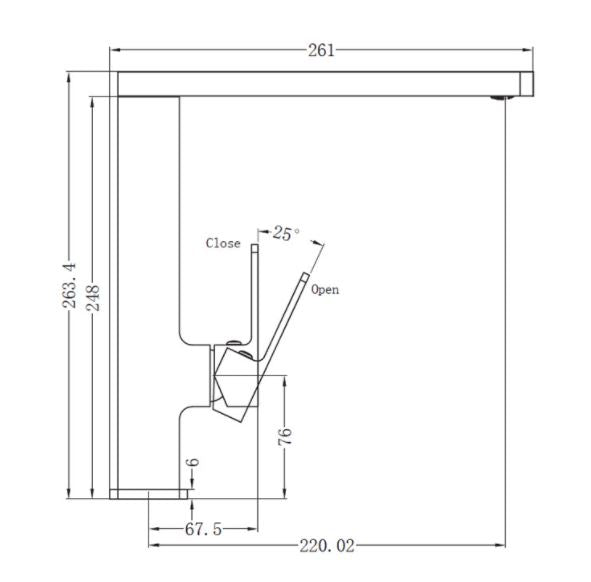 Ceilia Black  Kitchen Mixer