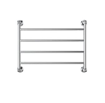 Lillian 600 x 458 Chrome Heated Towel Rail