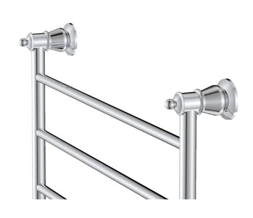 Lillian 600 x 458 Chrome Heated Towel Rail