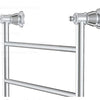 Lillian 600 x 1208 Chrome Heated Towel Rail