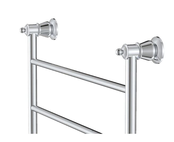Lillian 600 x 808 Chrome Heated Towel Rail