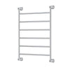 Lillian 600 x 808 Chrome Heated Towel Rail