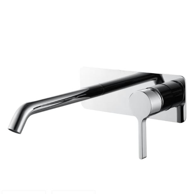 Gillian Wall Basin/Bath Set - Chrome
