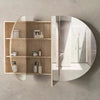 Chloe Curved 1500 Mirror Cabinet
