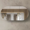 Chloe Curved 1800 Mirror Cabinet